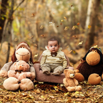 عکاسی کودک فضای باز